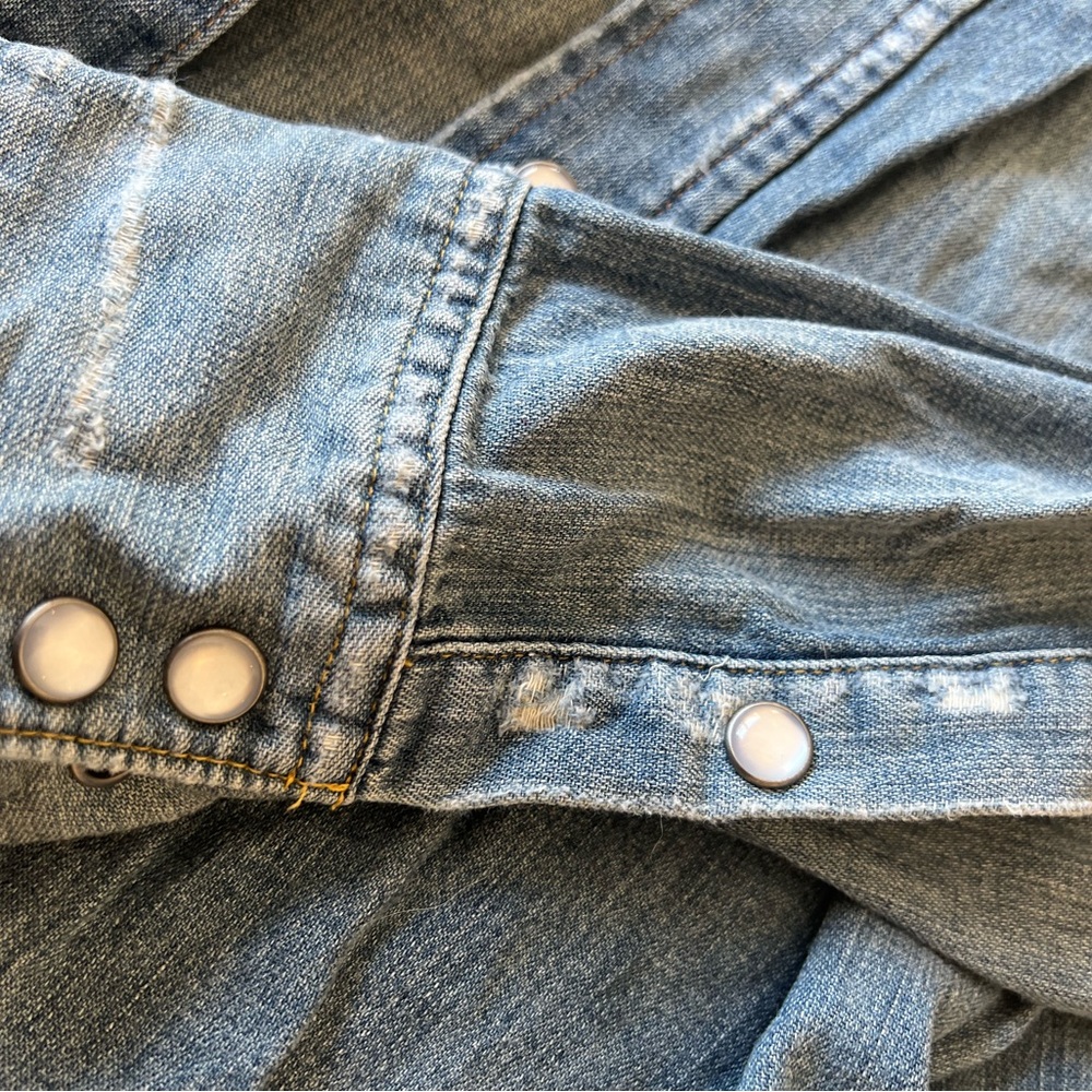 Polo Ralph Lauren distressed denim shirt